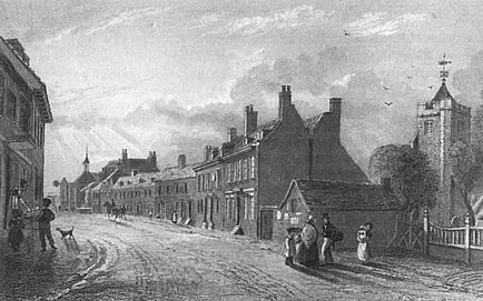 Queenborough high street 1830 Queenborough high street 1830